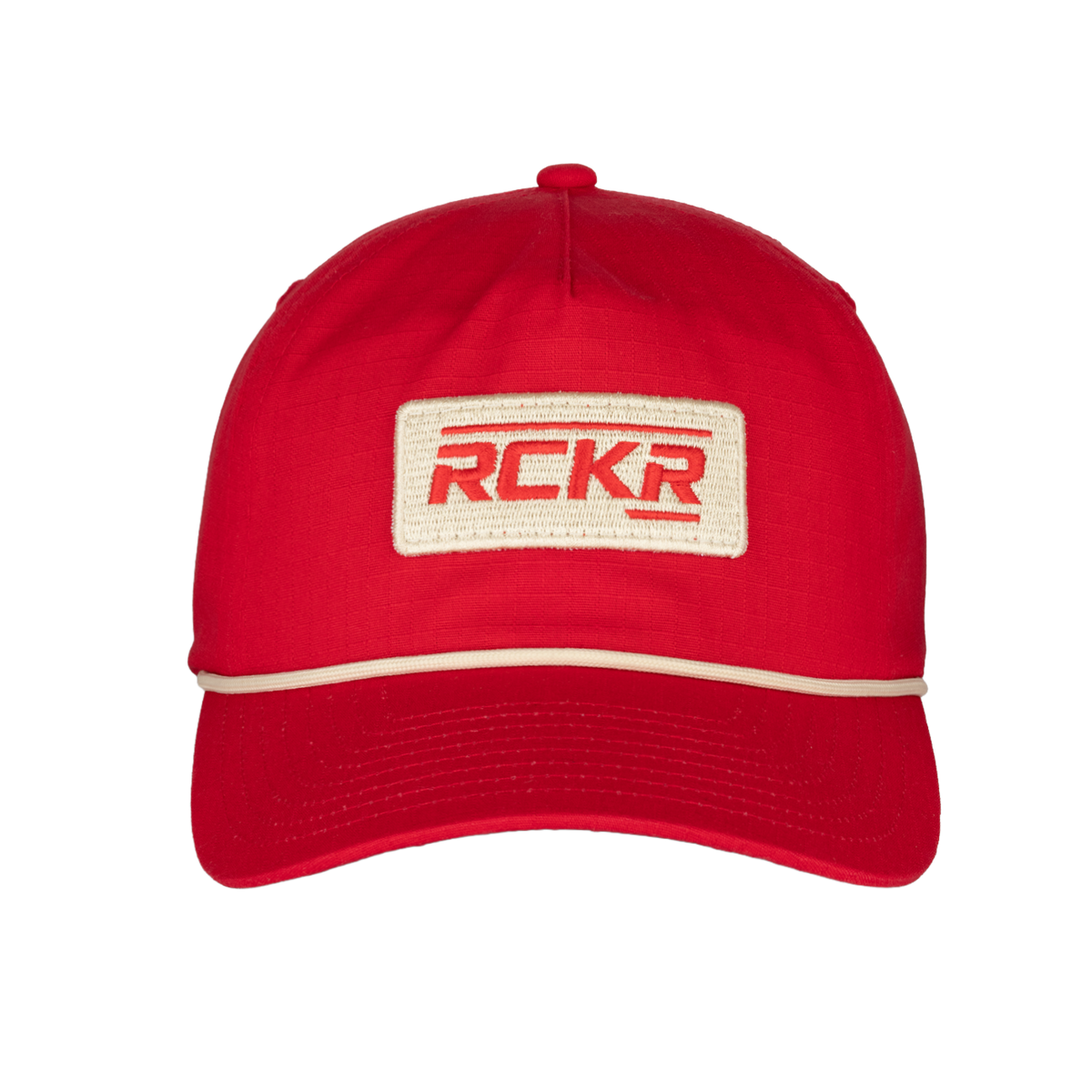 Red hat with RCKR patch on front
