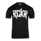 Black RCKR Mens Logo Tee with white "RCKR" logo